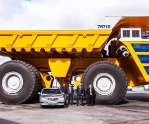 ماشین آلات غول پیکر؛ 5 کامیون معدنی بزرگ دنیا که هر لاستیک شون اندازه یک 18 چرخه