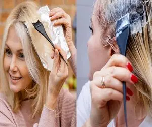 صفر تا صد رنگ کردن مو در خانه/ بهتر از آرایشگرا موهاتو رنگ کن در حد بازیگرای هایوود