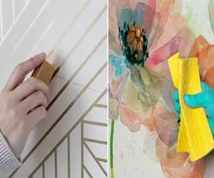 تمیز کردن کاغذ دیواری با جاروبرقی / یعنی به عقل جنم نمیرسید این کار بدون زحمت و دردسر