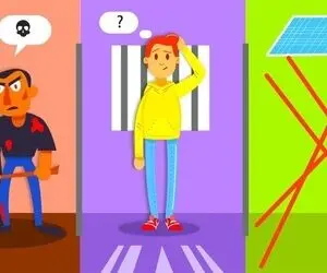 بازی فکری؛ بگو بینیم راه فرار این آقای بیچاره کدومه؟