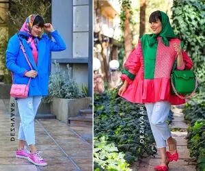از مانتوهای تیره و خنثی خسته شدی؛ خُب رنگی رنگی بپوش اما قبلش حتما چرخه رنگُ یاد بگیر