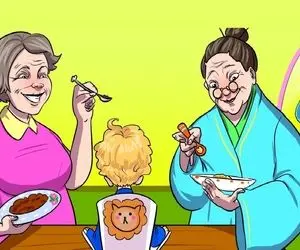 هوش تصویری؛ ادعات میشه که تیز هوشی پس بگو  کدوم از این مادر بزرگای پسربچه فِیک و خطری؟