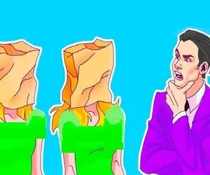 هوش تصویری؛ باهوشا دست بالا بگو عروس این آقا کدومه؟