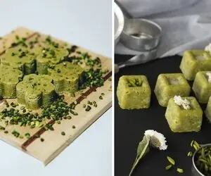 طرز تهیه حلوا پسته تو ایکی ثانیه؛ یه دسر اعجوووبه که خوشمزگیش حریف میطلبه!