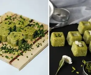 طرز تهیه حلوا پسته تو ایکی ثانیه؛ یه دسر اعجوووبه که خوشمزگیش حریف میطلبه!