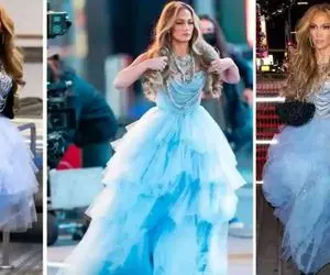 لباس سیندرلایی جنیفر لوپز!