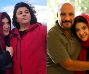 سلفی "امیر خان و ریما خانم" تو دبی با پسرشون که بقول کاربرا یه جوریه!