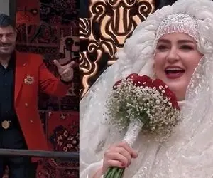 سکانس خندان/ اجرای آهنگ گوگوش توسط محمود شهریاری در عروسی نعیمه نظام‌دوست