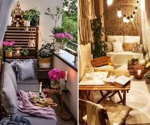 ترفند هایی که مناسب زیباسازی بالکن است / اینجوری خوشگلش کن وقت و بی وقت توش عشق کن