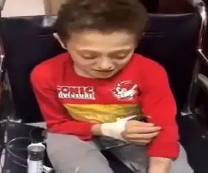 آواز جگرسوز؛ بچه معلول تو بیمارستان دل دنیا رو خون کردی رو خوند مریضا یکی یکی زجه زدن