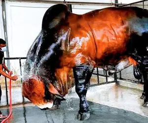 حیوانات غول پیکر؛ هورمون اسب و دستکاری کردن عضله شه بعد مسابقه میره کشتارگاه