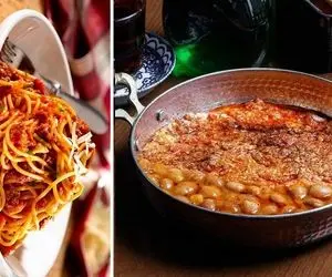 کدبانو جون از الان به فکر ناهار و شام چهارشنبه باش؛ پیشنهادم ماکارونی و املت شاپوریه