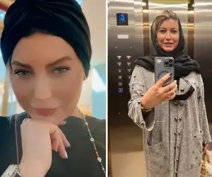 حرکت شاخ فریبا نادری چه تیپی بهم زده؛ خانوم بالاخره از شوهر پولدارش استفاده کرد!