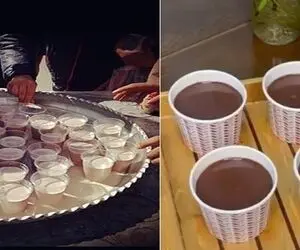 طرز تهیه شیر کاکائو نذری برای 25 نفر؛ همش که نباید پلو و خورشت نذری بدید 