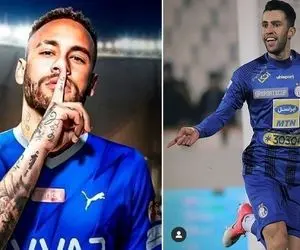 (عکس) کنایه سنگین یک استقلالی به سقف قرارداد با عکس نیمار