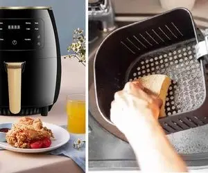 ترفندای موثر برای تمیز کردن سرخ کن / سریع و ساده هواپز قشنگت رو برق بنداز