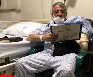 (عکس) محسن هاشمی از دوچرخه افتاد و بازویش شکست!