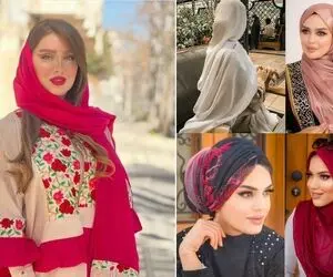 انواع شال و روسری برای خانم ها / واسه خوشتیپ بودن اول باید بلدش باشی بانو