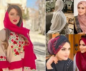 انواع شال و روسری برای خانم ها / واسه خوشتیپ بودن اول باید بلدش باشی بانو