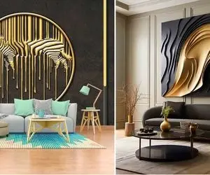 مدل های دیزاین دیوار با سبک و سیاق اروپایی؛ ست سازی رنگ و نقش دیوار با مبلمان و عناصر