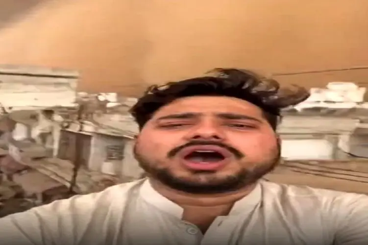 معماری طبیعت؛ طوفان شن کل شهرو گرفته یارو آخرین نفسشو عمیق کشید شد آنچه نباید