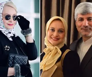 "مریم کاویانی" بعد طلاق با تیپی که فکرشم نمی کنید؛ خانوم با مینی اسکارف چه نازه!