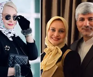 "مریم کاویانی" بعد طلاق با تیپی که فکرشم نمی کنید؛ خانوم با مینی اسکارف چه نازه!