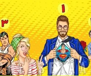 هوش تصویری؛ اگه فکر میکنی خدای هوشی جنگی بگو خانمه عاشق کدوم ازاین آقاهاست؟