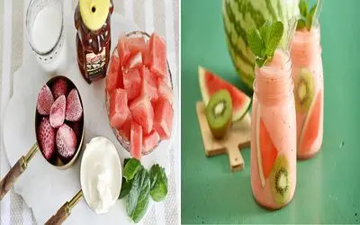فوت و فن طلایی برای بهترین اسموتی هندوانه/ تابستونو با یه لیوان اسموتی  دلچسب کن