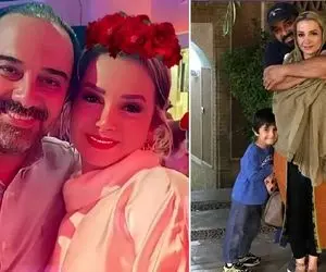 برزو ارجمند و زنش بعد عروسی ساسی چه باز ماز میپوشن جلففف؛ خانم گیسشو دو متر بافیده!