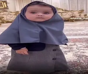 آواز شاد؛ دختربچه فینقیلی فرم مدرسه اشو پوشید با آهنگ راهی بشه مثل مربای توت فرنگیه