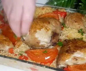 آموزش آشپزی؛ کمی مرغ و برنج میشه این غذای خوشمزه 