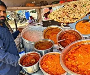 غذای فقیرانه ؛ خوراک های ارزان قیمت 35 هزار تومانی که تو خیابان های هند کلی مشتری داره