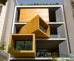 نبوغ معماری؛ خانه متحرک در تهران برنده جایزه معماری که حجم متناسب فصل تغییر حالت میده