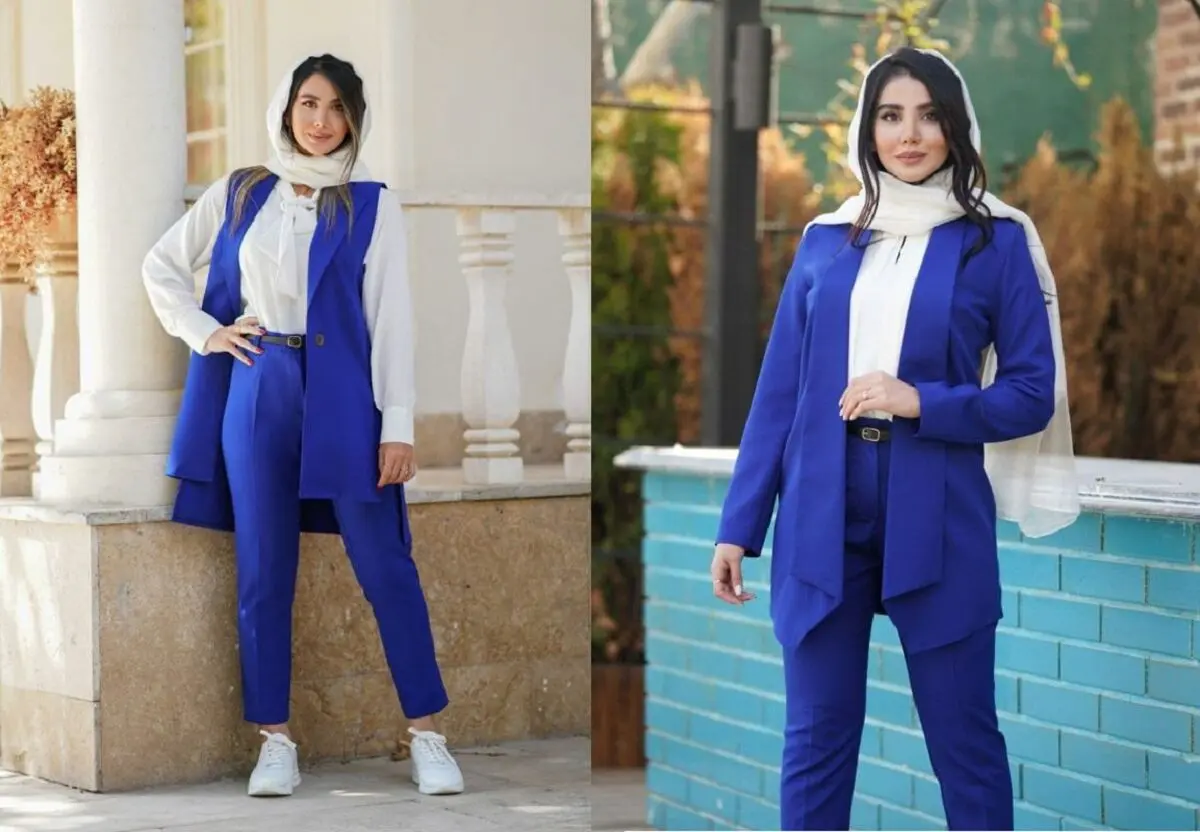 مانتو آبی