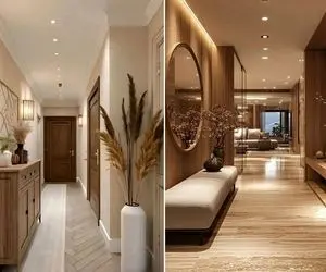 قشنگ ترین طراحی ها برای ورودی 1 تا 30 متر؛ دکور واحد به کنار زیبایی فضای ولکام مهمه