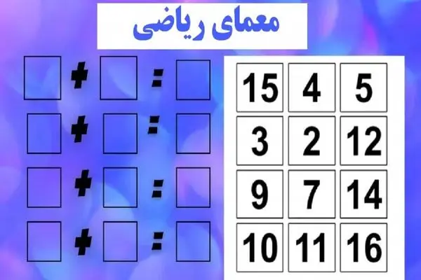 بازی فکری؛ با حل این معادله جز 10 درصد هوش برتری