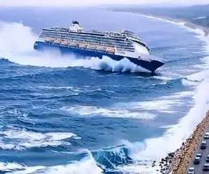 معماری طبیعت؛ دریا کشتی رو هل داد سمت جاده قیامت به پا شد