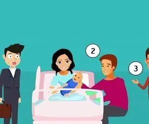 بازی فکری؛ اگه افت کلاس ملاس داره بگن کم هوشی پدر بچه تازه به دنیا اومده رو پیدا کن