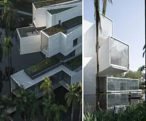 هارمونی با طبیعت/ بنای خارق العاده یونلو برجی برای رویت پرندگان در کران تالاب