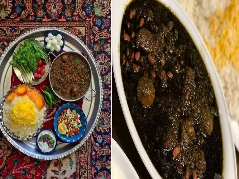 سیاه شدن قرمه سبزی؛ چیکار کنیم قورمه سبزی روغن بندازه، سیاه و لعاب دار مجلسی بشه