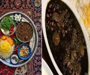 سیاه شدن قرمه سبزی؛ چیکار کنیم قورمه سبزی روغن بندازه، سیاه و لعاب دار مجلسی بشه