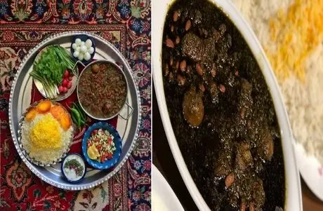 سیاه شدن قرمه سبزی؛ چیکار کنیم قورمه سبزی روغن بندازه، سیاه و لعاب دار مجلسی بشه