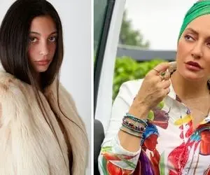 شباهت باورنکردنی "مهناز افشار" به "نوه گوگوش" ؛ چه نازی می کنی واسه آرش!