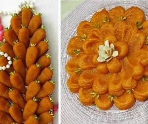 طرز تهیه حلوای هویج زعفرونی / یه طعم عالی که از خوردنش سیر نمیشی