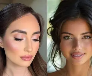 انواع آرایش ملایم و ساده عروس؛ از زیرسازی پوست گرفته تا رنگ رژ لب و بستن منافذ باز