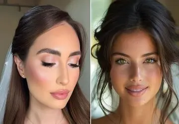 انواع آرایش ملایم و ساده عروس؛ از زیرسازی پوست گرفته تا رنگ رژ لب و بستن منافذ باز