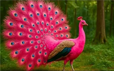 کارخانه حیوانات؛ ژن طاووس و پرنده ها زینتی رو ترکیب زدن بشن دکور آسمون و زمین