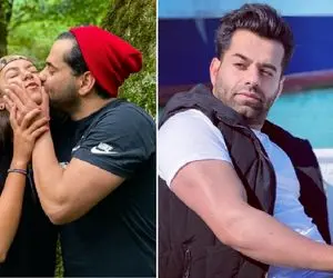"رضا بهرام" با بوسه هاش این دخترو چلوند؛ ژست هایی منشوری و بعید!