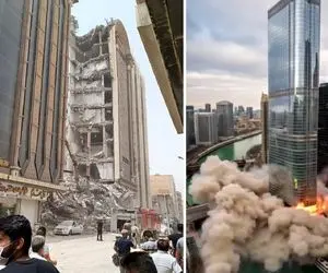 مهندسی حساب شده؛ نحوه تخریب برج ها در کشورهای پیشرفته که در متروپل آبادان اجرا نشد